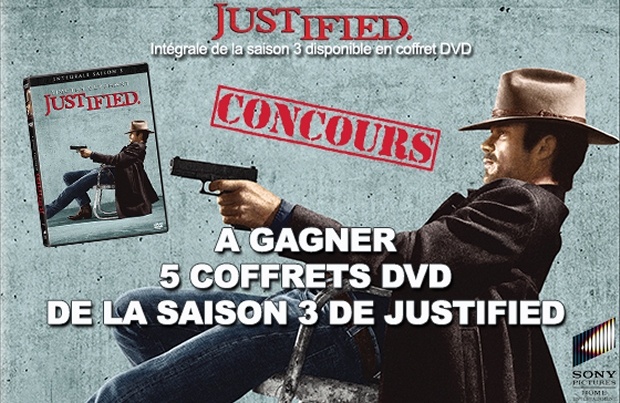 [Clos] Concours Justified saison 3 : 5 coffrets DVD à gagner