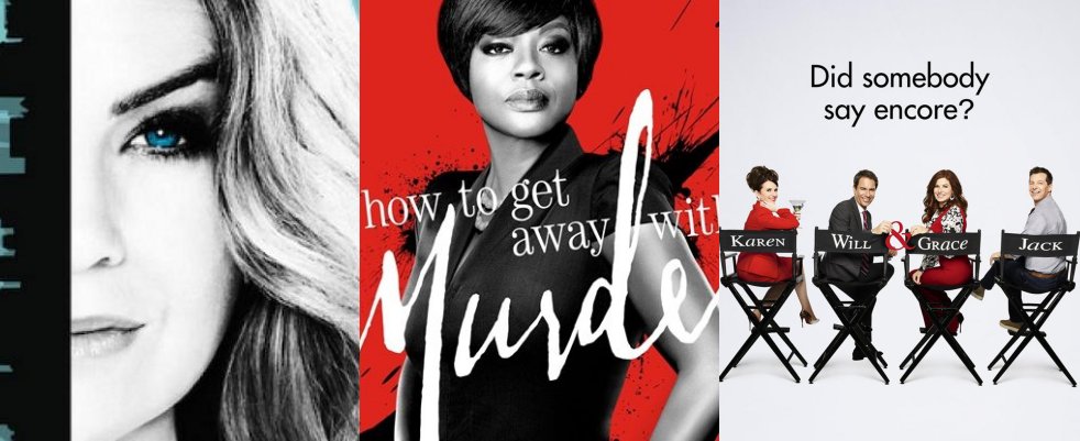 Jeudi 28/9 : Will & Grace, Grey’s Anatomy, How To Get Away With Murder, Superstore