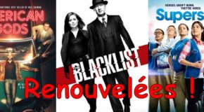 Une saison 3 pour American Gods, 7 pour The Blacklist et 5 pour Superstore