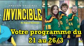 Votre programme du 21 au 26/03