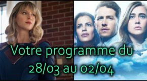 Votre programme du 28/03 au 02/04