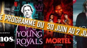 VOTRE PROGRAMME DU 30/06 au 02/07